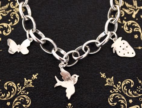 adult chunky charm bracelet