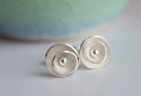 wild rose stud earrings